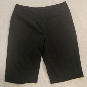 Pantology Black Dress Bermuda Shorts